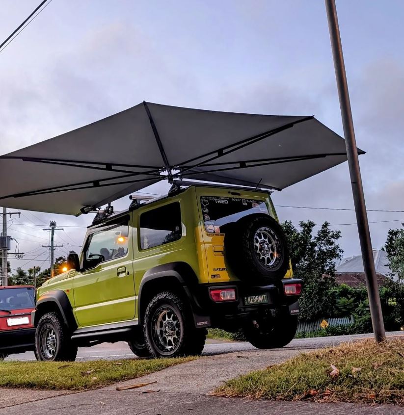 suzuki jimny 270 awning free standing awning wind rated best