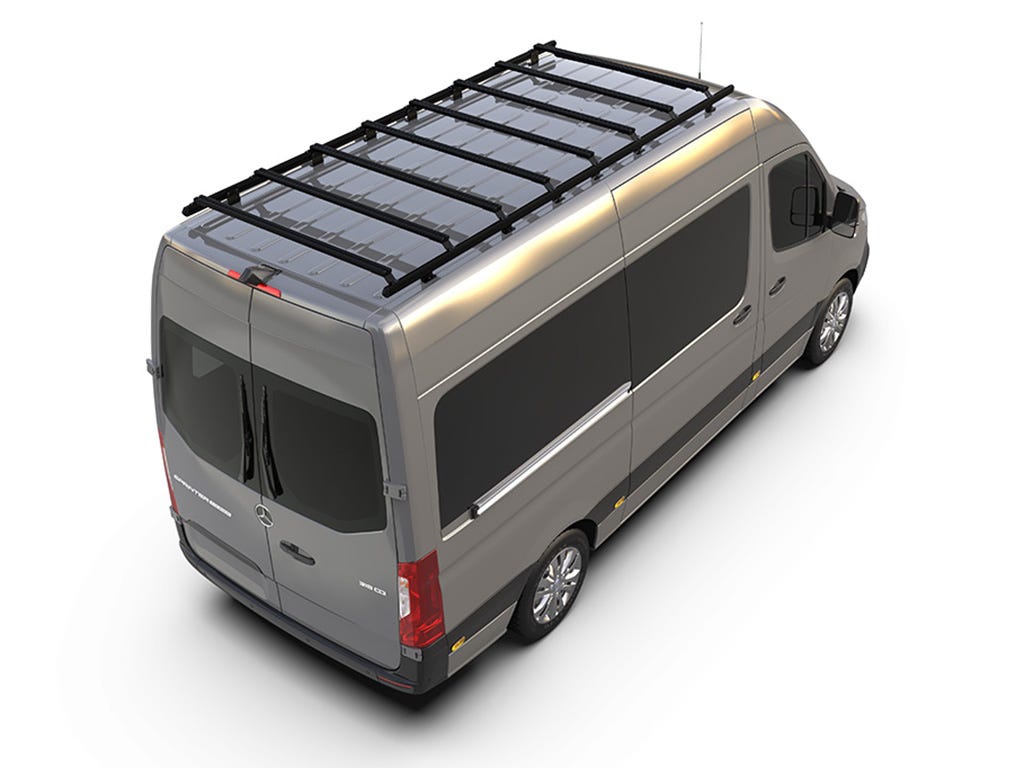 Mercedes-Benz Sprinter (L2H2/144 MWB/High Roof) (2006-Current) Slimpro Van Rack Kit"