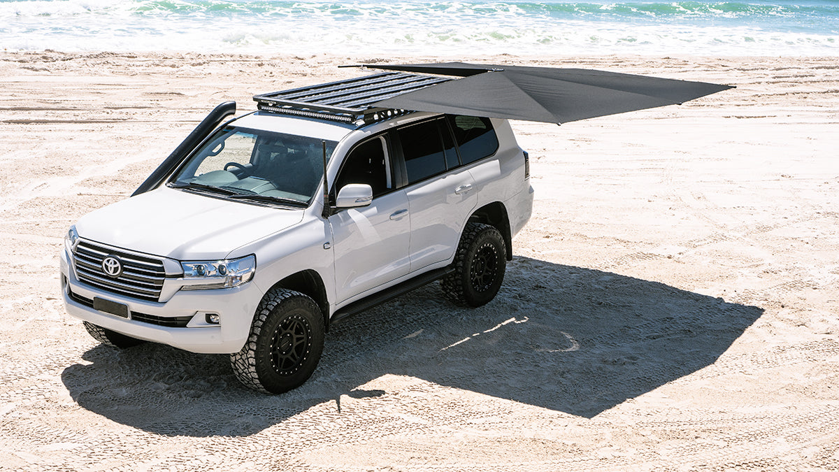 White LC 200 300 series at the beach