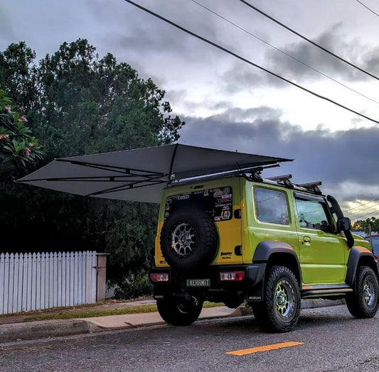 suzuki jimny 270 awning free standing awning wind rated best