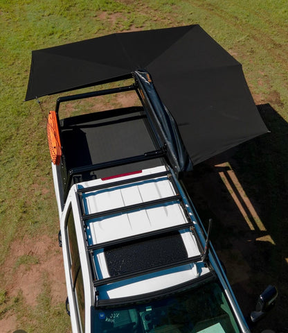 American truck with strong tub rack for accessories