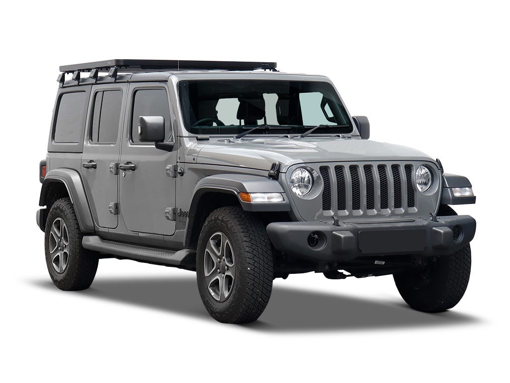 Jeep Wrangler JL 4 Door (2018-Current) Slimline II 1/2 Roof Rack Kit