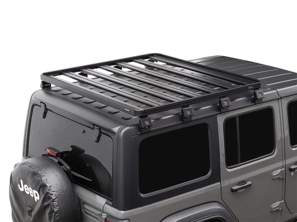 Jeep Wrangler JL 4 Door (2018-Current) Slimline II 1/2 Roof Rack Kit