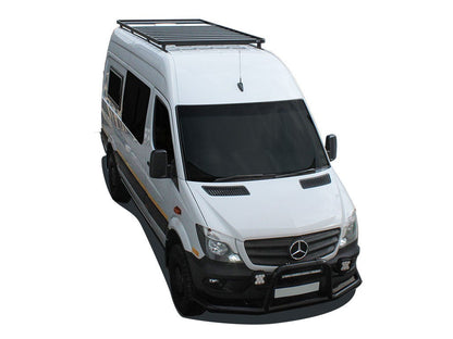 Mercedes-Benz Sprinter 144/170" / L2/L3 / MWB/LWB Wheelbase w/OEM Tracks (2006-Current) Slimline II Roof Rack Kit / Tall"