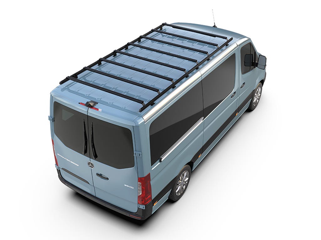 Mercedes-Benz Sprinter (L2H1/144 MWB/Standard Roof) (2007-Current) Slimpro Van Rack Kit"