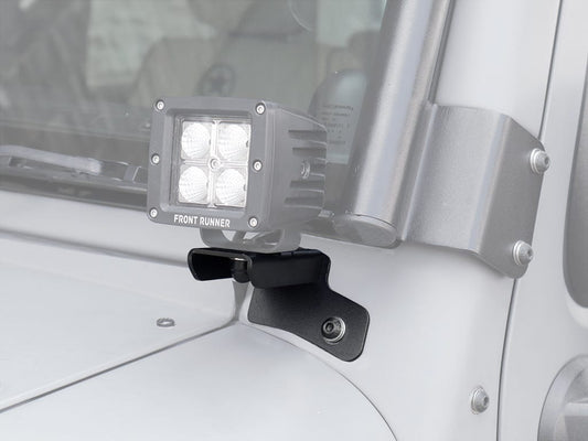 Jeep Wrangler JK/JKU Windshield Spot Light Brackets