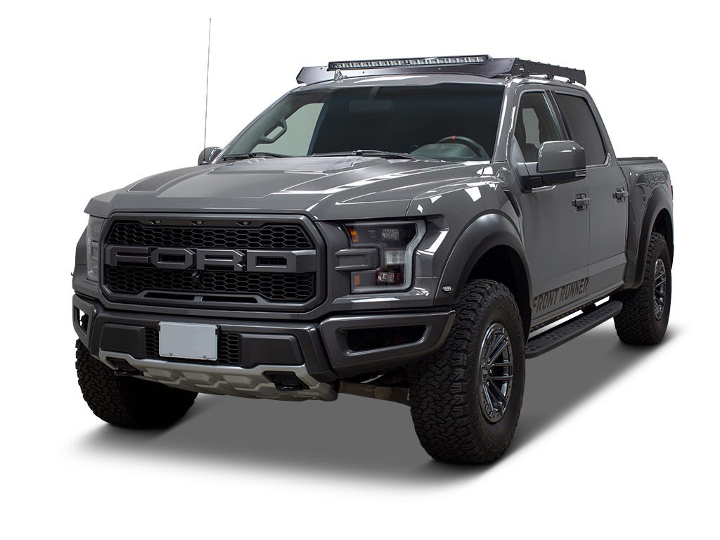 Ford F-150 Crew Cab w/ Sunroof (2015-2020) Slimsport Rack 40 Light Bar Wind Fairing"